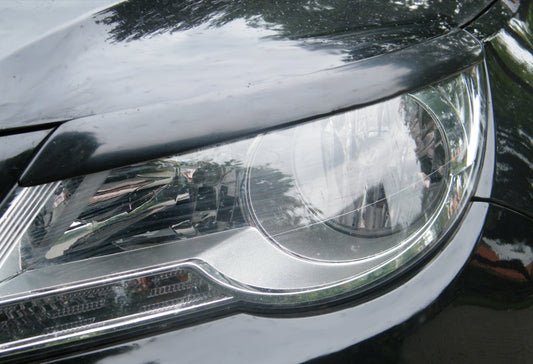 Scheinwerferblenden Volkswagen Tiguan, Typ 5N Bj.: 2007-2011 Schwarz Matt