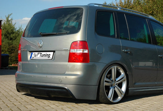 Heckansatz R-Look Volkswagen Touran Facelift, 1T, GP Bj.: 2006-2010 Schwarz Matt