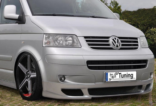 Frontansatz ABS inkl. Gittersatz Volkswagen Bus T5 Bj.: 2003-2009 Schwarz Glanz