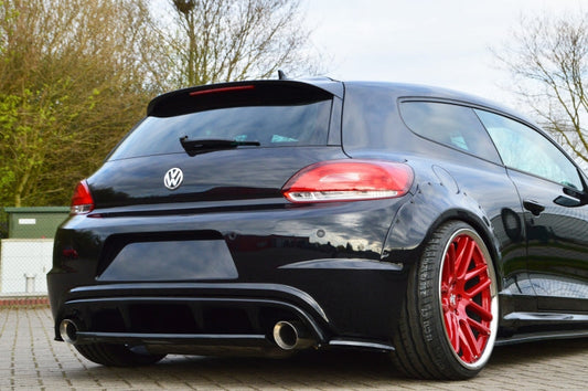 Heckdiffusor Einsatz ABS Volkswagen Scirocco R 3 Typ 13 Bj.: 2009-2014 Carbon