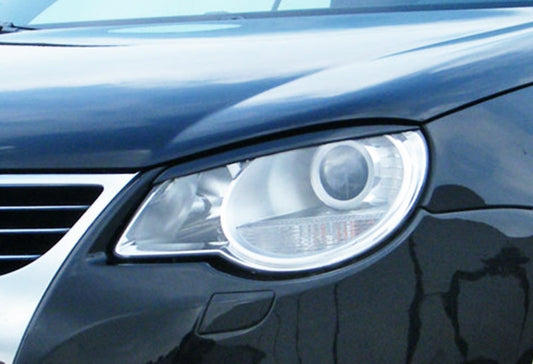 Scheinwerferblenden Volkswagen Eos Bj.: 2006-2010 Schwarz Matt