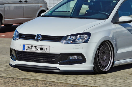 CUP Frontspoilerlippe ABS Volkswagen Polo 5, 6C, R-Line Ab Bj.: 2014- Carbon
