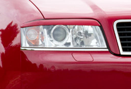 Scheinwerferblenden Audi A6, 4B Bj.:2001-2004 Schwarz Matt