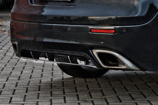 Gefräster Heckansatz Opel Insignia OPC Ab Bj.: 2009- Schwarz Matt