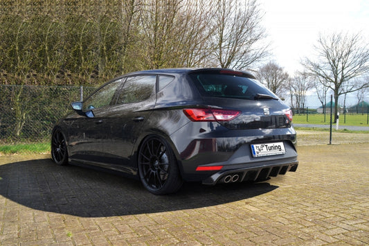 Heckansatz Heckdiffusor Seat Leon 3, 5F Bj.: 2012-2016 Carbon