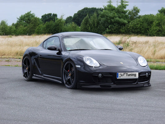 Frontspoiler in GT3 Optik ABS Porsche Cayman 987 Bj.: 2005-2009 Schwarz Glanz