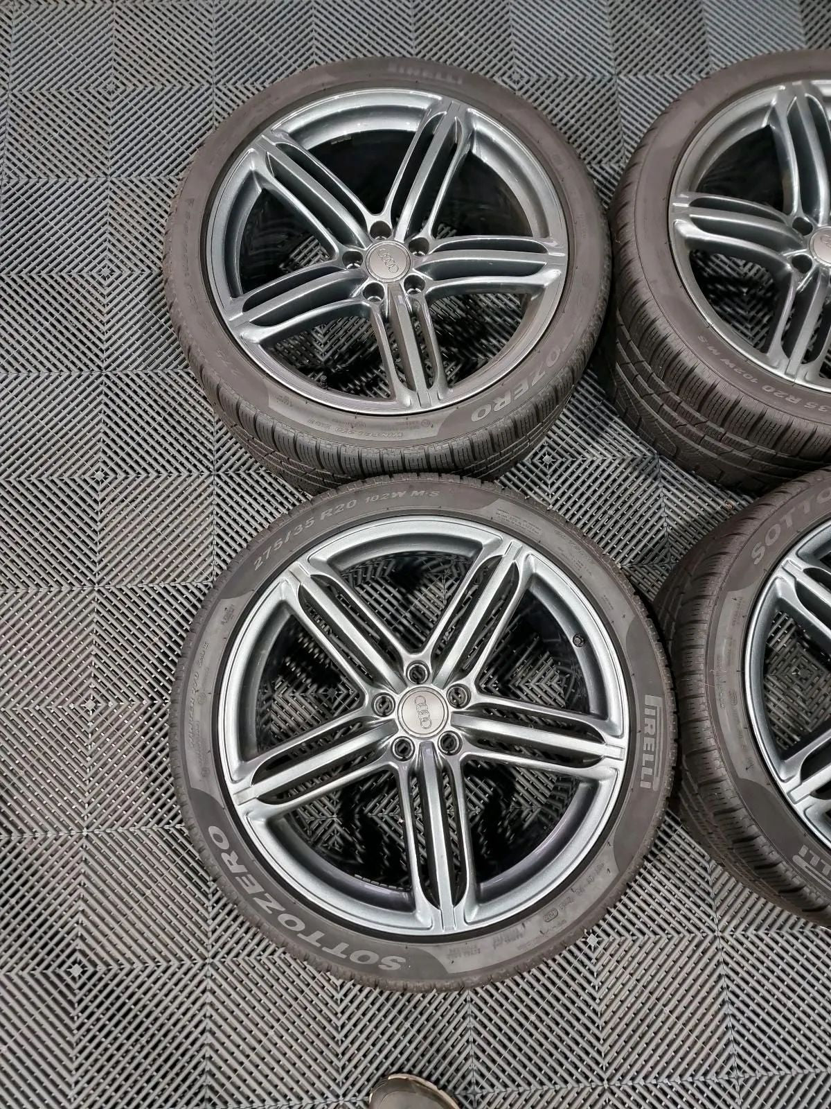 Original Audi RS6 4F Winterräder 275/35R20 9,5x20 ET36 4F0601025BR CS Winter Alufelge