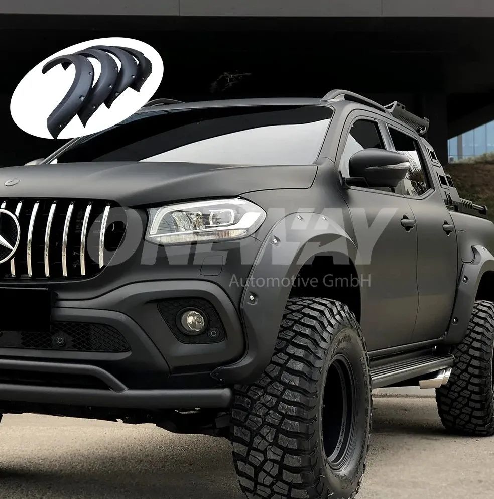 Kotflügelverbreiterungen Mercedes X Klasse W470 2017+ mit ABE TÜV FF02.007 Offroad