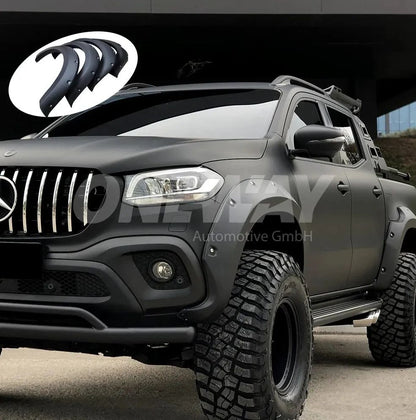 Kotflügelverbreiterungen Mercedes X Klasse W470 2017+ mit ABE TÜV FF02.007 Offroad