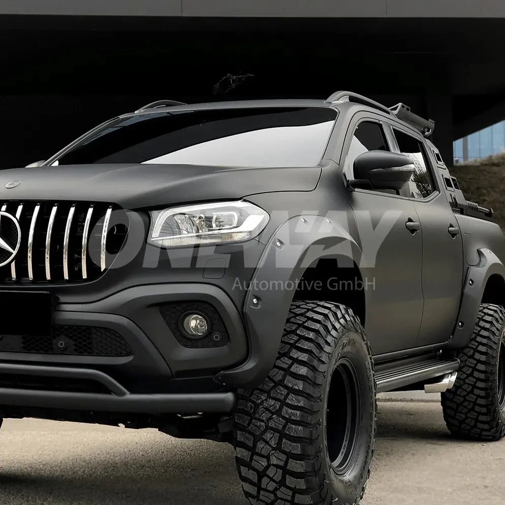 Kotflügelverbreiterungen Mercedes X Klasse W470 2017+ mit ABE TÜV FF02.007 Offroad