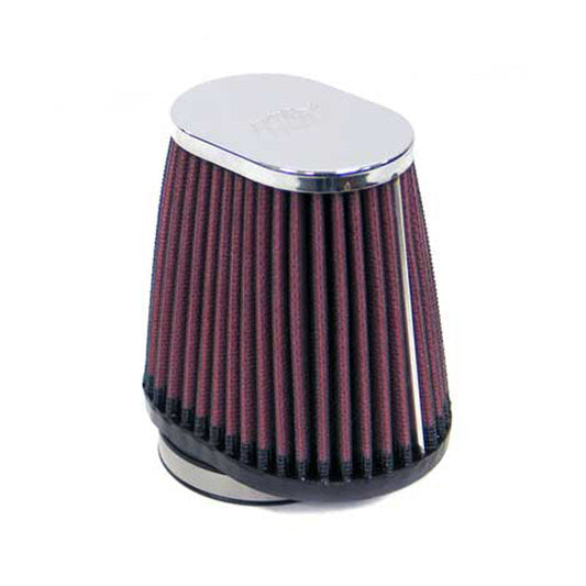 K&N Luftfilter Universal Oval/Konisch 54mm Versetzter Flansch, 102mm x 76mm Untendurchmesser, 76mm x 51mm Obendurchmesser, 102mm Höhe (RC-2900)