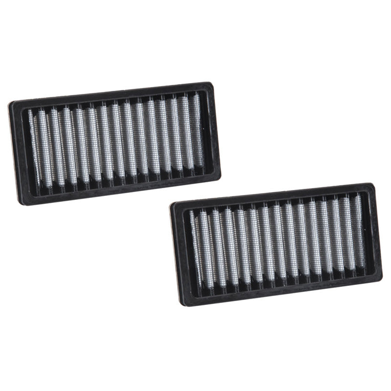 K&N Innenraumfilter (2 Stück) passend für Jeep Wrangler 2.8, 3.6, 3.8 2011-2017 (VF1010)