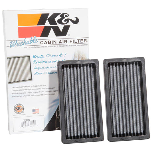K&N Innenraumfilter passend für Jeep Liberty/Dodge Nitro 3.7 & 4.0 2008-2012 (Satz von 2) (VF1016)