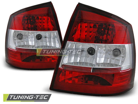 Tuning-Tec Rückleuchten Opel Astra G 97-04 3-und 5-Türer rot/klar