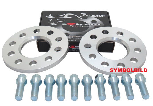 Spurverbreiterung Set 10mm inkl. Radschrauben für BMW 3er E90 390L