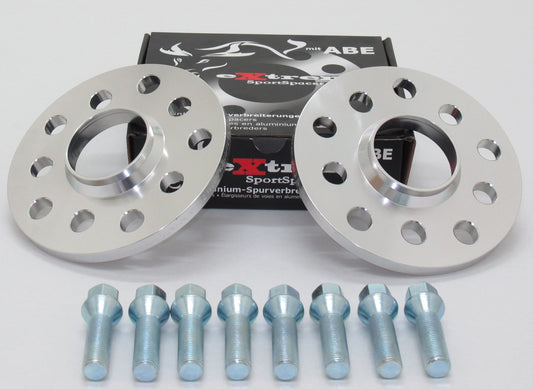 Spurverbreiterung Set 20mm inkl. Radschrauben für Opel Corsa D