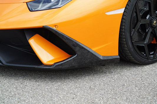 FMS Frontspoileransatz (Satz) in Sichtcarbon FORGED Lamborghini Huracán Performante und Spyder