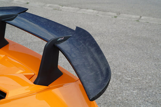 FMS Heckflügelaufsatz (Satz) in Sichtcarbon FORGED Lamborghini Huracán Performante und Spyder