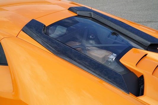 FMS Lufteinlass Dachhutze (Satz) in Sichtcarbon FORGED Lamborghini Huracán Performante