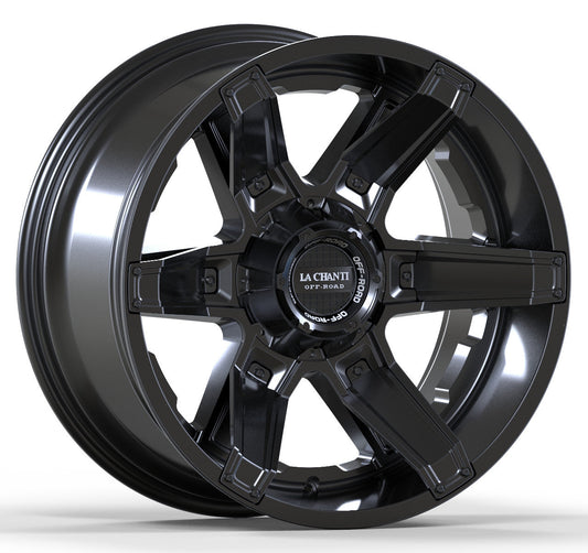 La Chanti LC-OF 16 Gloss Black Milled(Black Inserts)