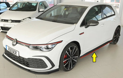 Rieger Seitenschwelleransatz 00059607 Golf 8 GTI GTD GTE Seitenschweller