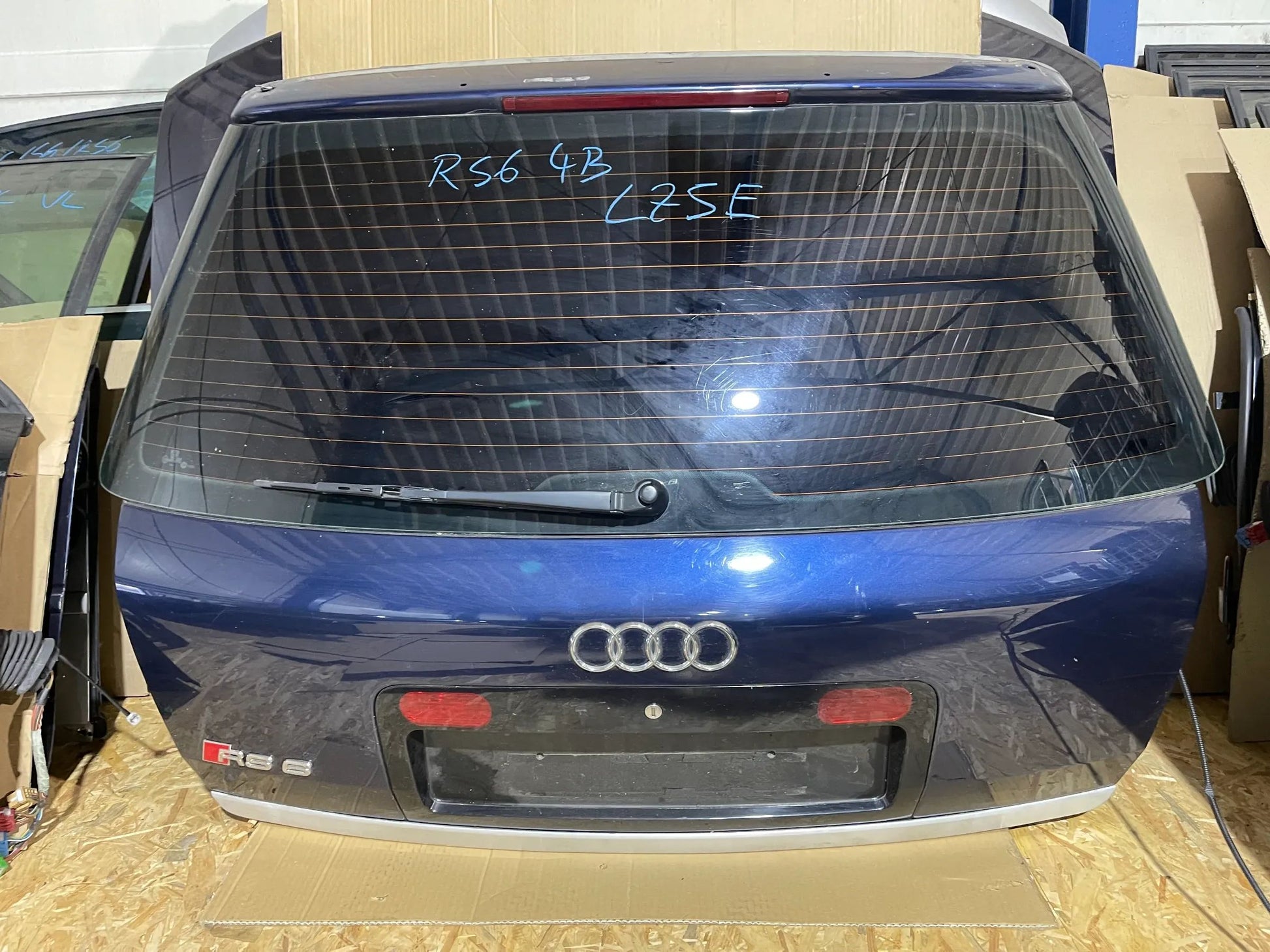 Heckklappe Audi A6 S6 RS6 4B LZ5E Mugello Blau Perleffekt Kofferraumdeckel