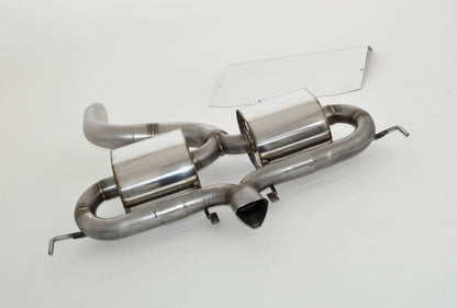 FMS 76mm Duplex-Sportendschalldämpfer mittig Opel Corsa D OPC