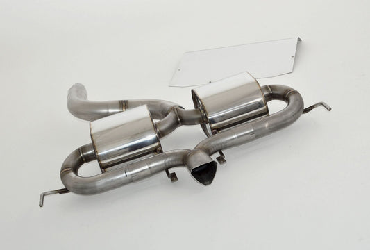 FMS 76mm Duplex-Sportendschalldämpfer mittig Opel Corsa D OPC