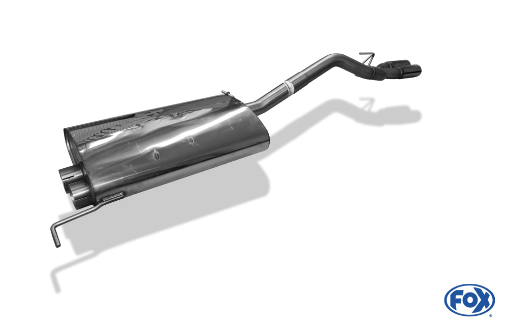 FOX Mercedes M-Klasse Typ W163 - Facelift Endschalldämpfer (Eingang zweiflutig) - 2x80 Typ 13