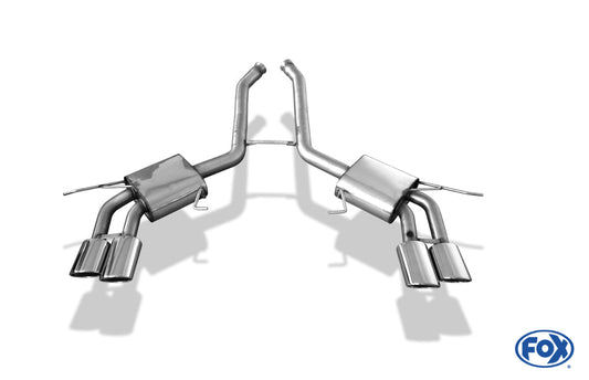 FOX Mercedes M-Klasse ML63 - W164 Endschalldämpfer rechts/links - 2x115x85 Typ 44 rechts/links