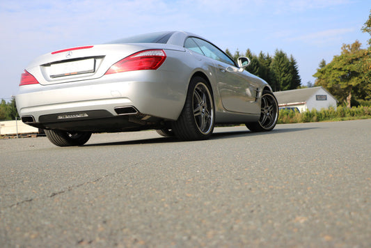 FOX Mercedes SL 231 Endschalldämpfer rechts/links - Austritt in den originalen Endrohren
