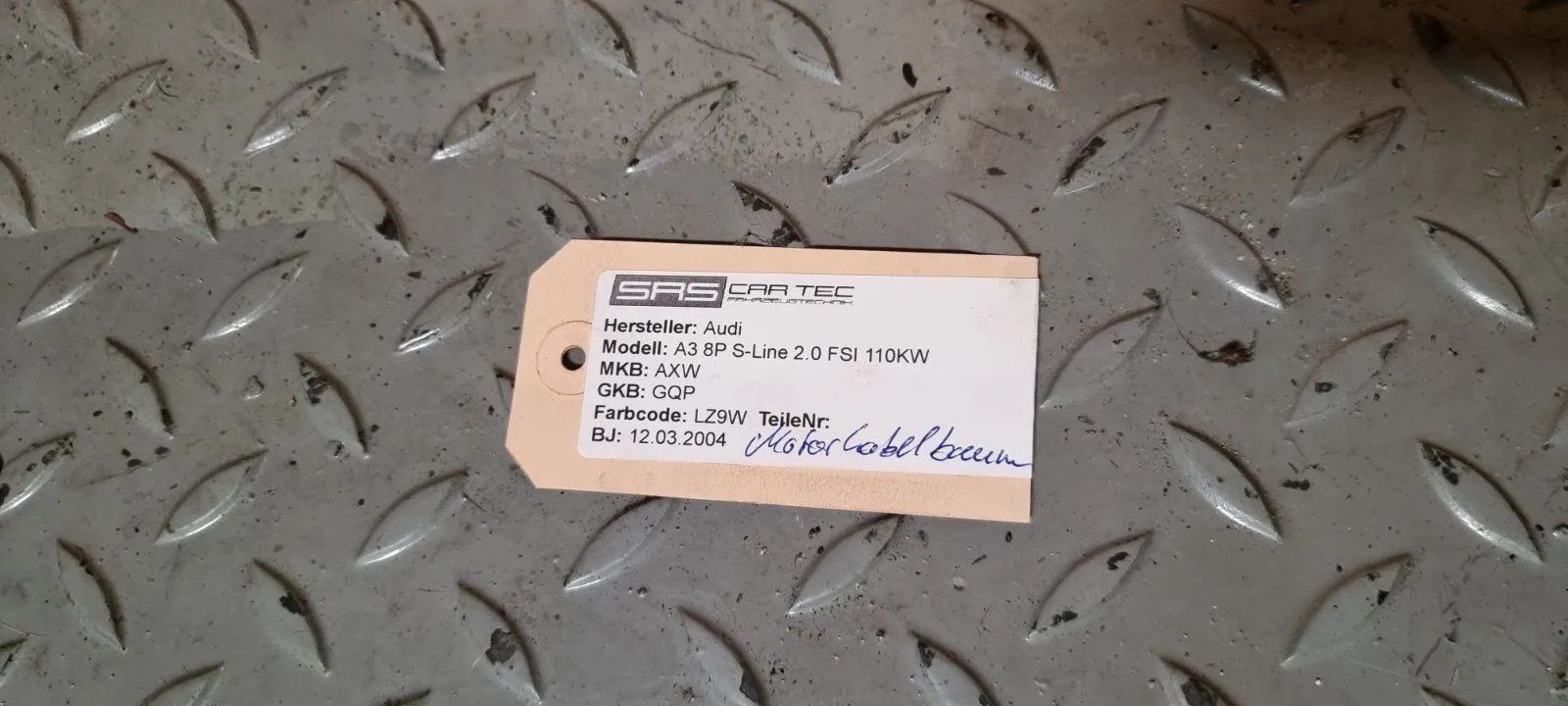 Audi A3 8P 2.0 FSI Motorkabelbaum Kabelbaum Motor VW Seat Skoda