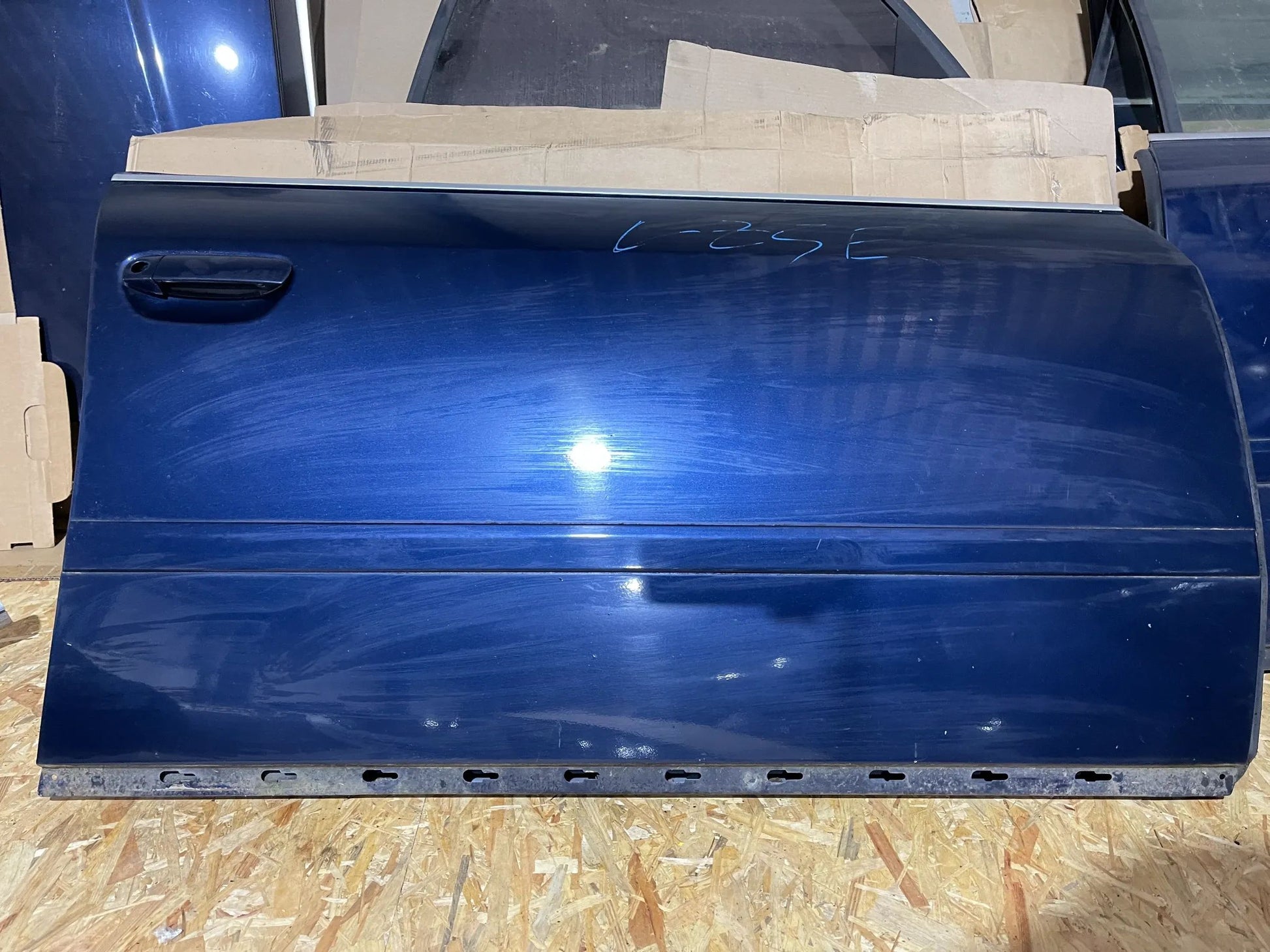 Original Audi A6 S6 RS6 4B Kombi Türe vorne rechts LZ5L Mingblau