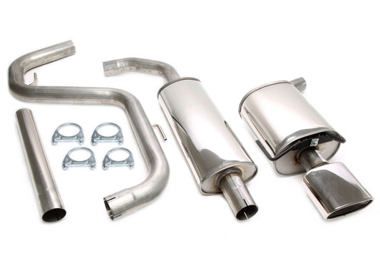 TA Technix Edelstahlanlage 85x150mm passend für Saab 9-3 1.8T/2.0T Typ YS3F