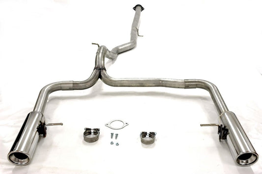 TA Technix Duplex Sportauspufflanlage 1x100mm Links+Rechts passend für Volvo V70 III/ XC 70 II Diesel 2WD/4WD Typ B