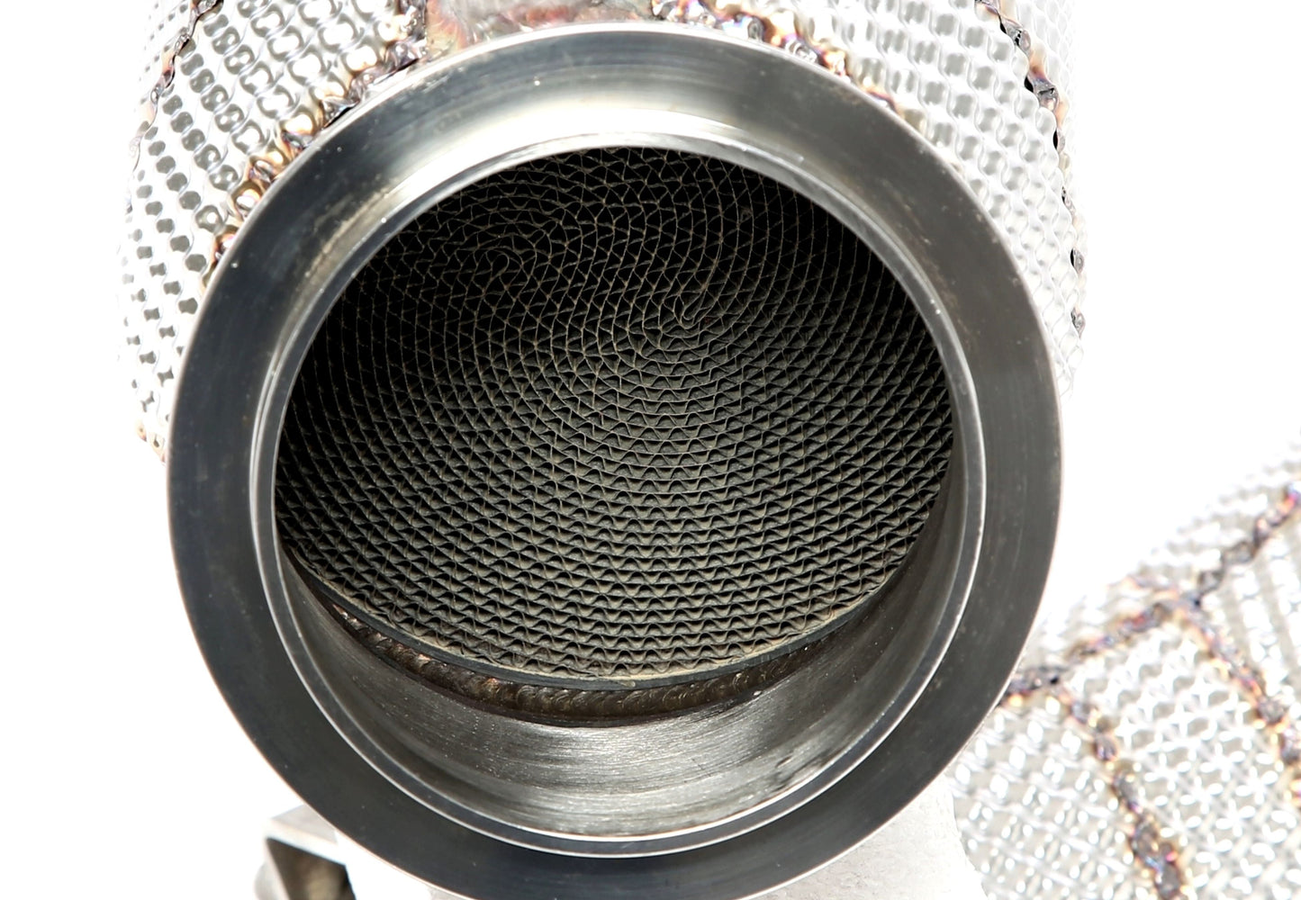 TA Technix Downpipe mit Hitzeschild und Katalysator passend für BMW X3er M Modelle Typ F97, X4er M Modelle Typ F98 - Motorcode S58