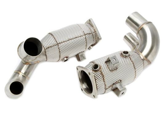 TA Technix Downpipe mit Hitzeschild und Katalysator passend für Porsche 911 Carrera/S Modelle Typ 991.2