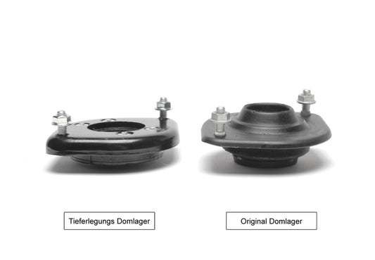 TA Technix Tieferlegungs-Domlager Set / Vorderachse -25mm / Airride / Luftfahrwerk +Gewindefahrwerk / passend für Opel Corsa A +B / Tigra A / Combo