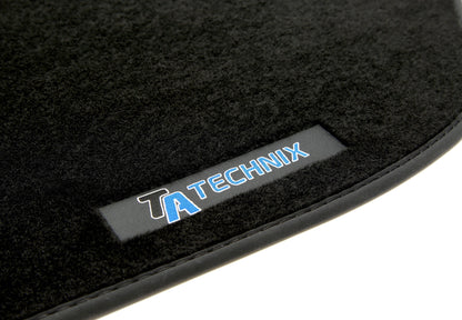 TA Technix Fußmatten Set mit Logo passend für Audi A3 Typ 8P