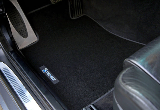 TA Technix Fußmatten Set mit Logo passend für Audi A1 Typ 8X