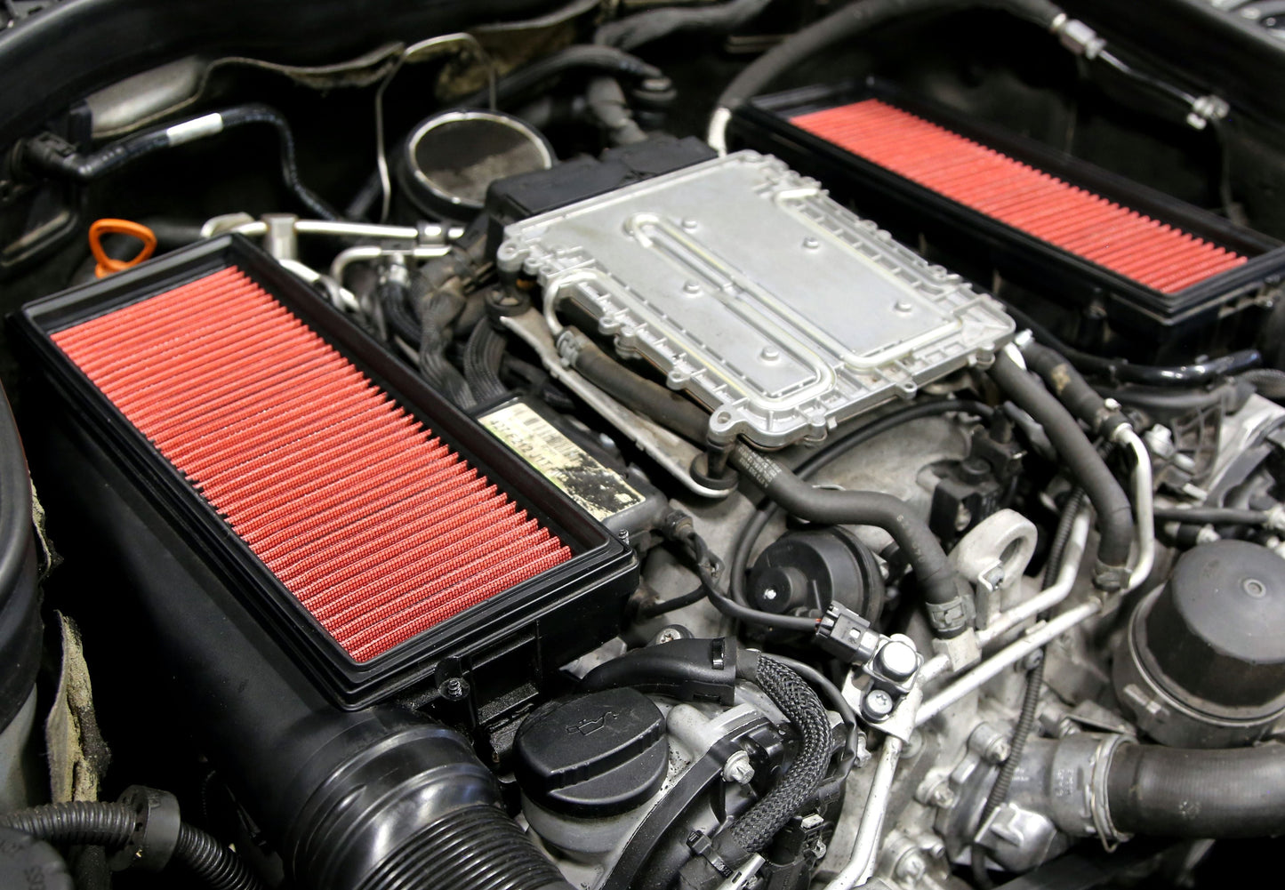 TA Technix Sportluftfilter Set passend für Mercedes Benz C-Klasse / E-Klasse / S-Klassse / G-Klasse / M-Klasse / SL-Klasse / R-Klasse