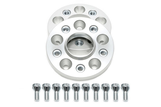 TA Technix Spurverbreiterungsset für OEM Radschrauben 20mm pro Seite/40mm pro Achse, LK 5x112, NLB 66,6-M12