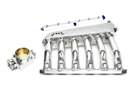 TA Technix Ansaugbrücken Set silber passend für BMW 3+5er Serie E36+E46+E34+E39 - Motorcode M50
