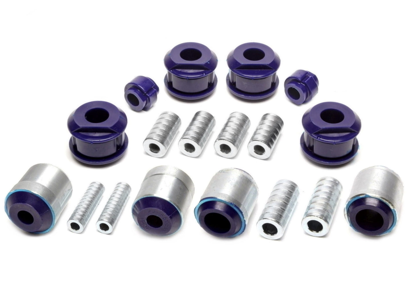 TA Technix PU-Buchsen Kit 18-teilig Vorderachse mit Ø 25mm Stabi passend für Audi A4 (B5)/ Skoda Superb (3U)/ VW Passat (3B/3BG)