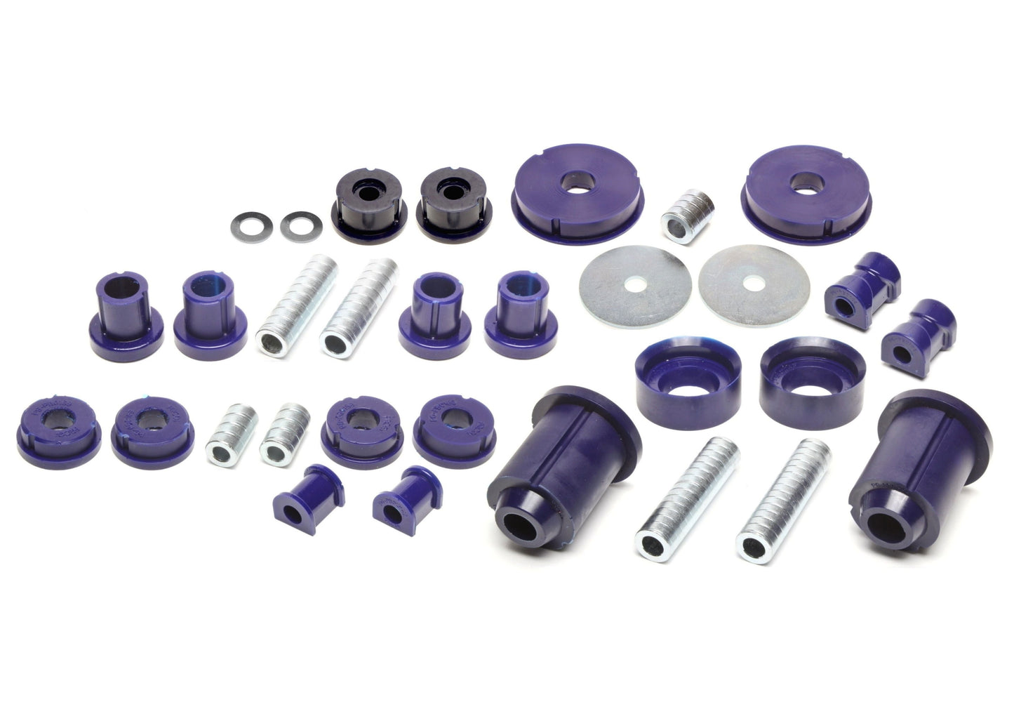 TA Technix PU-Buchsen Kit 37-teilig / Vorderachse+Hinterachse / Vorderachse mit Ø 21mm Stabi / Hinterachse mit Ø 18mm Stabi / passend für BMW 3er Serie E30