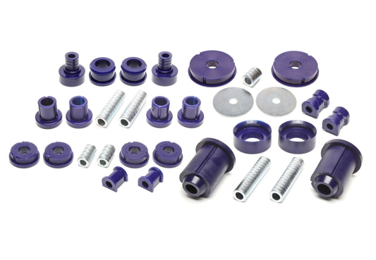 TA Technix PU-Buchsen Kit 37-teilig / Vorderachse+Hinterachse / Vorderachse mit Ø 21mm Stabi / M3 Exzenter / Hinterachse mit Ø 16mm Stabi / passend für BMW 3er Serie E30