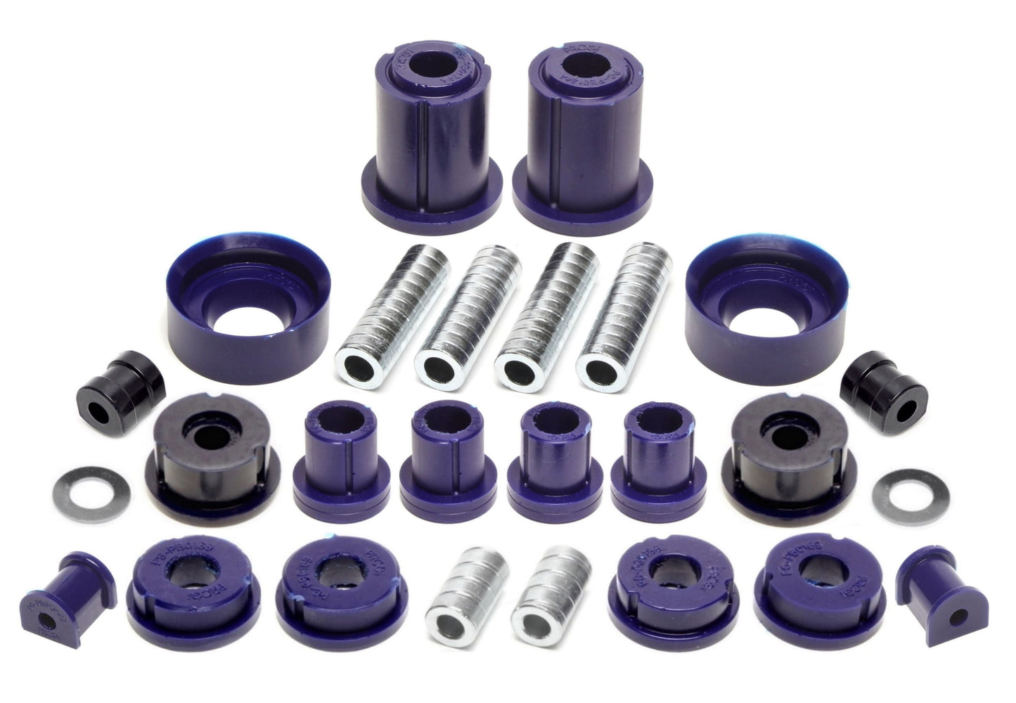 TA Technix PU-Buchsen Kit 32-teilig / Vorderachse+Hinterachse / Vorderachse mit Ø 24mm Stabi / Hinterachse mit Ø 12mm Stabi / passend für BMW 3er Serie E36 Compact