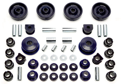 TA Technix PU-Buchsen Kit 48-teilig / Vorderachse mit 19mm Stabi+HA-4WD / passend für Audi A3Q (8L)/ Seat Leon T4 (1M)/ Skoda Octavia 4x4 (1U)/ VW Bora 4-Motion, Golf IV 4-Motion (1J)