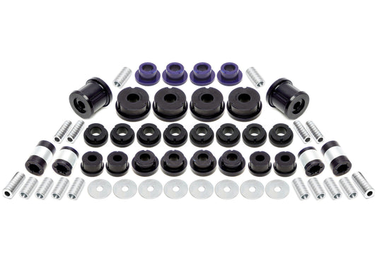 TA Technix PU-Buchsen Kit 54-teilig / Vorderachse+Hinterachse / passend für Audi A3 / Q3 / TT / Seat Leon / Altea / Toledo / Alhambra / Skoda Octavia / Superb / Yeti / VW Scirocco / Eos / Jetta / Golf / Touran / Tiguan / Passat / Sharan