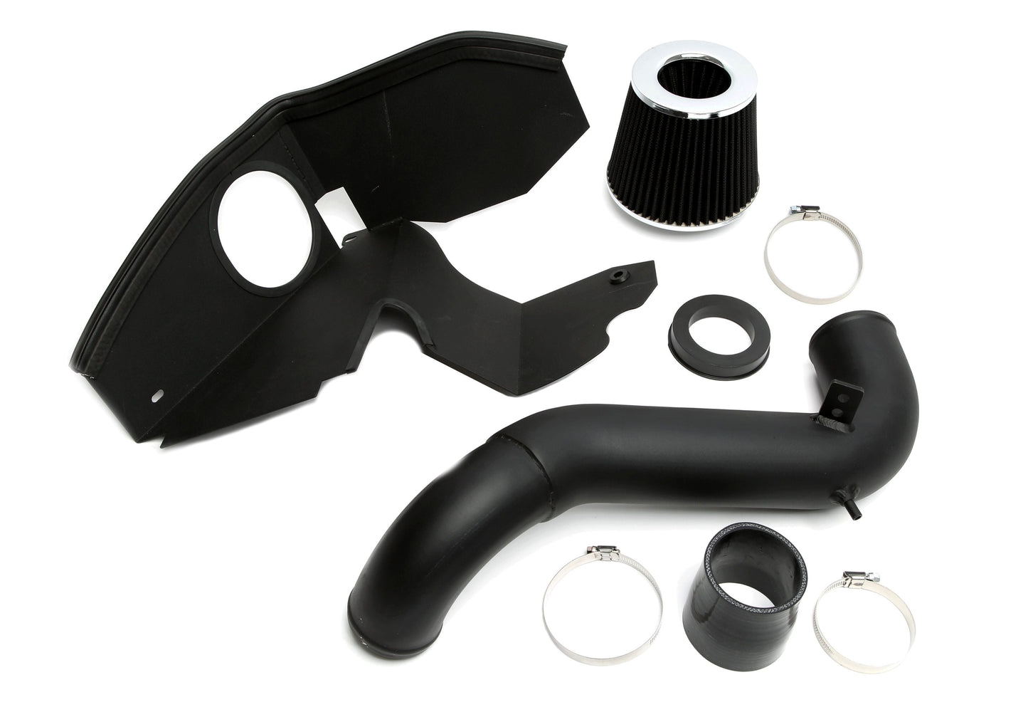 TA Technix Ansaugrohr Kit schwarz / air intake kit / passend für Audi A3 (8V)/ Seat Leon (5F)/ Skoda Octavia (5E)/ VW Golf VII (AU) mit 1.8l TFSI / 2.0l TSI / TFSI Motoren / Modelle ab 2014